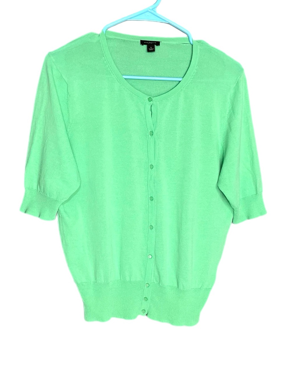 Ann Taylor Lightweight Button Up Cardigan Women’s Size Large